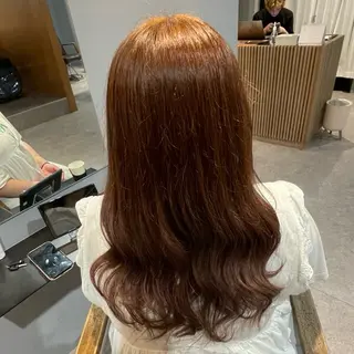 ロング Mimi🎀ブリーチ なし透明感 Ｗカラーのヘアスタイル