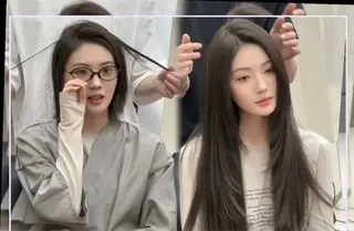 羽エクステ/エクステ JIJIA美容室のヘアスタイル