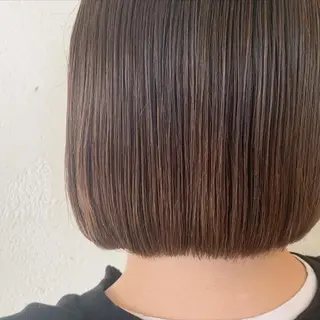 ミディアム 近鉄奈良 カラー　うのさくらのヘアスタイル