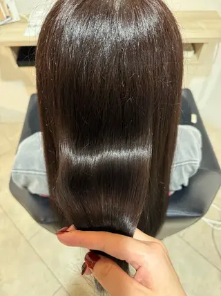 ロング カラー 骨格/顔型/伏見/ 佐藤 里菜のヘアスタイル