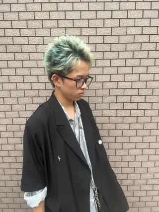 メンズ ボブ/透明感カラー /さちかのヘアスタイル