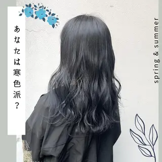 セミロング カラー 矢野 晃平のヘアスタイル