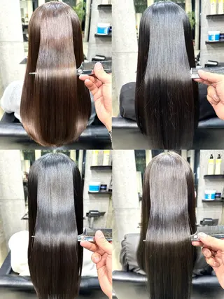 ロング カラー OVER→三軒茶屋 /縮毛矯正・髪質改善のヘアスタイル