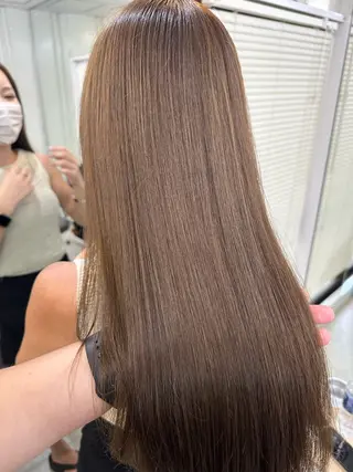 ロング カラー 髪質改善/レイヤー ストウシンゴのヘアスタイル