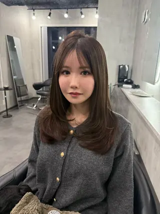 ミディアム 💖艶髪/韓国ヘア 💖asukaのヘアスタイル