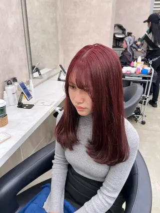 ロング カラー 💖札幌カラー 指名No.1💖玲奈のヘアスタイル