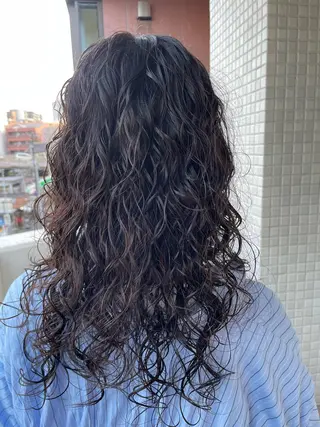 ロング パーマ 🎀レイヤー/パーマ カラー/ai🎀のヘアスタイル