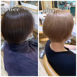 ショート カラー 🌈ブリーチ特化🌈 MINATOのヘアスタイル