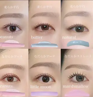 マツエク・マツパ Une fleur 𝙆𝘼𝙉のマツエク・マツパデザイン