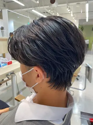 パーマ メンズ 韓国メンズ特化 パーマSatskiのヘアスタイル