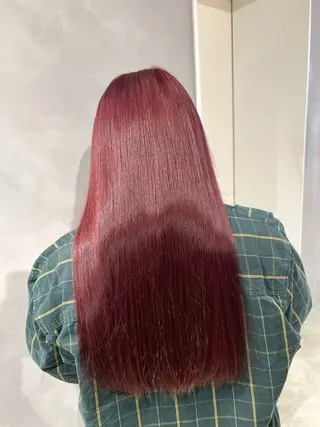 ロング カラー 【髪質改善/縮毛矯正 /カラー】ホサカのヘアスタイル