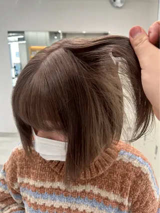 ショート カラー ハイトーンカラー🐬 えりかのヘアスタイル
