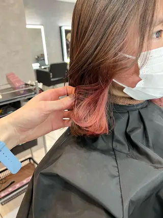 カラー SALOWIN栄 高須大貴のヘアスタイル