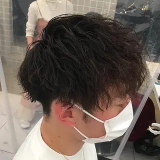 ショート パーマ ヘアアレンジ メンズ 🔥メンズ特化🔥 木村 祐太のヘアスタイル