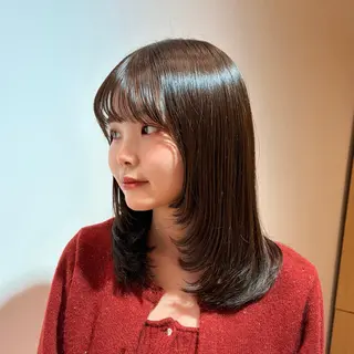 ミディアム カラー Yamada Ami🪐のヘアスタイル