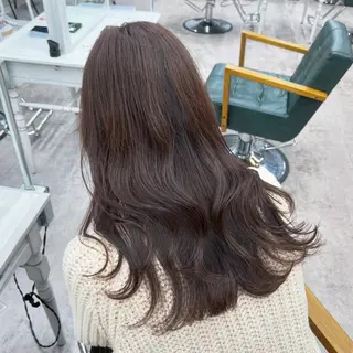 ロング カラー JUNSHIN🦋 ヘアセット／カラーのヘアスタイル