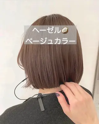 ミディアム カラー 韓国っぽ透け感カラー マンツーマン🫧なおのヘアスタイル