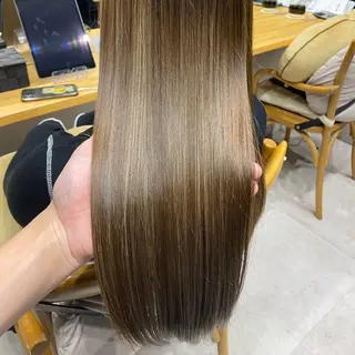 ロング カラー ブリーチなし 暖色カラー/井上あいのヘアスタイル