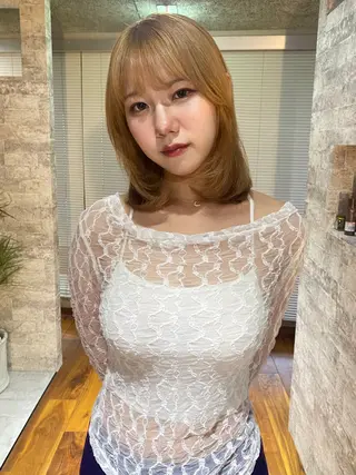 ミディアム カラー mai / linoah˚✧のヘアスタイル