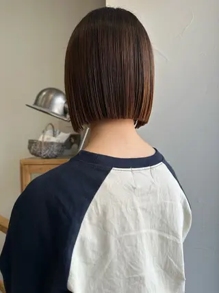 ミディアム 成澤 凜花のヘアスタイル