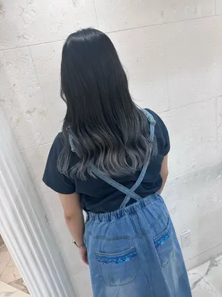 セミロング 安田 柚月のヘアスタイル