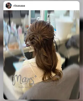 ロング Hair&make Mars+所属・Mars+ RISAのヘアスタイル