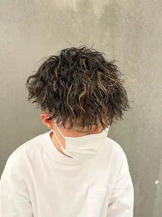 ショート パーマ メンズ 瀧野 翔吾【メンズ特化】のヘアスタイル