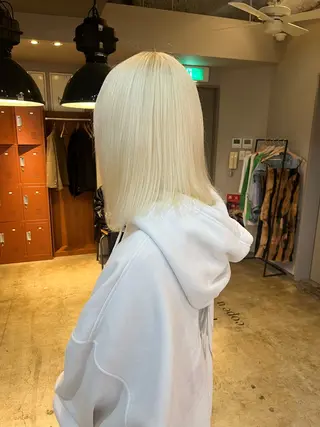 ミディアム カラー 🩷ハイトーン透明感 レイヤー🩷ユリカのヘアスタイル