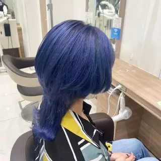 ミディアム カラー あらげ 🌈推しカラー🌈ᵕのヘアスタイル