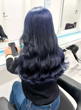 セミロング カラー ハイトーン/デザイン ⛓️mai🖤のヘアスタイル