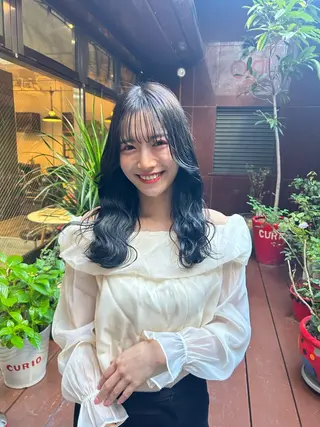 セミロング カラー CURIO/南船場 /RIN💈🍎のヘアスタイル