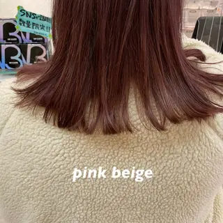 ミディアム カラー 大久保 愛のヘアスタイル