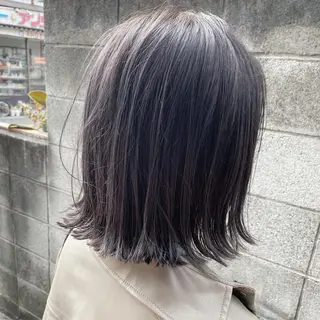 ミディアム カラー 荒川 ひなの 新川崎のヘアスタイル