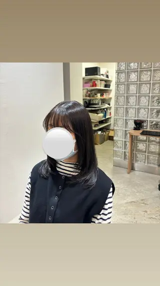 ロング カラー 佐藤 優里のヘアスタイル