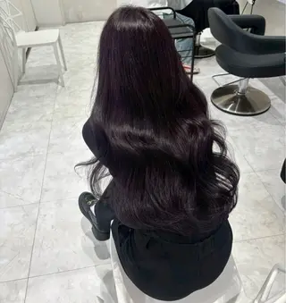 ロング グレージュ🩶/韓国 /赤み消しカラー♬のヘアスタイル