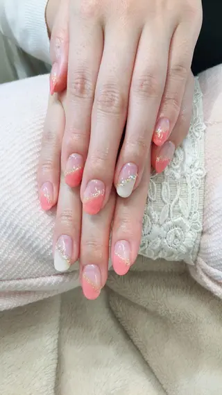 ネイル ビジューバイアクイユ ネイルズ　東中野店のネイルデザイン