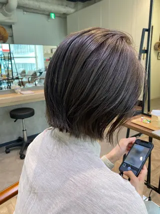 ショート カラー 新宿 / Aujua ｿﾑﾘｴ🫧森田涼介のヘアスタイル