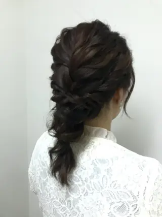 ミディアム Delight ヘアメイク着付けのヘアスタイル