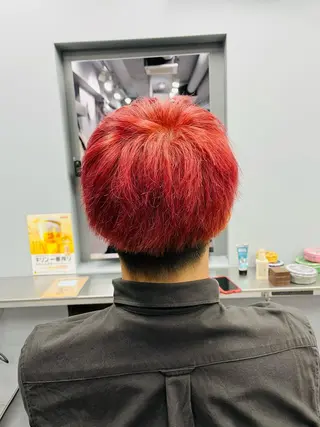 ショート メンズ 池袋メンズパーマ フェード純平のヘアスタイル