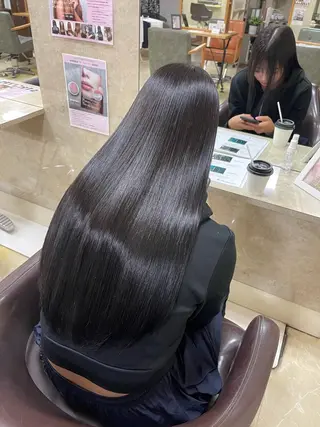ロング 縮毛・酸性ストレート 特化のヘアスタイル