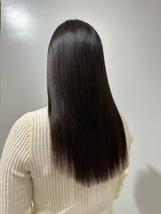 ロング 酸性ストレート/艶髪 /縮毛/sara❄️のヘアスタイル