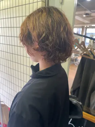 ショート パーマ YUKI 新宿カット パーマ/カラーのヘアスタイル