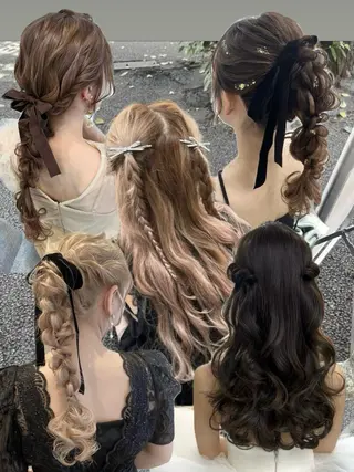 ヘアアレンジ ヘアアレンジ/艶カラ ー🫧 Harukaのヘアスタイル