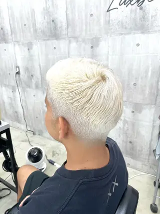 ショート カラー メンズ LUXBE LUCE ひなののヘアスタイル