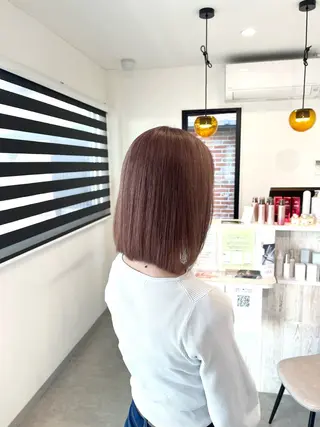 ミディアム カラー イロアイヘアー Renのヘアスタイル