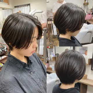 ショート カラー ショート専門 笠井翔太のヘアスタイル