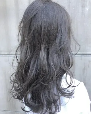 セミロング カラー 北間 寛哉のヘアスタイル