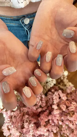 ネイル crystal ⭐︎ colorのネイルデザイン