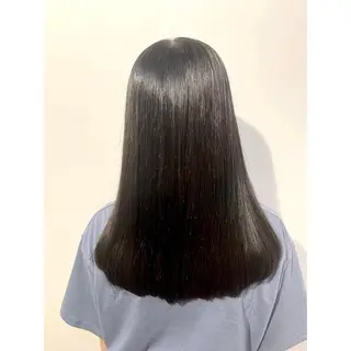 セミロング カラー ヘアアレンジ 🦋エクステ/透明感 カラー🦋宮川莉央のヘアスタイル