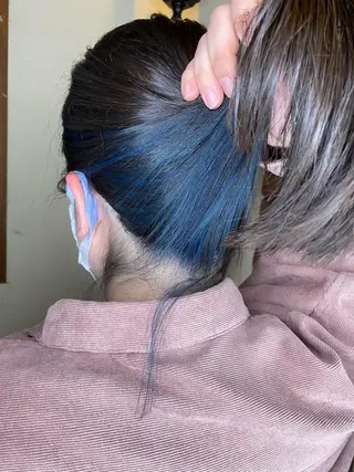 セミロング カラー パーマ ヘアアレンジ メンズ キッズ ネイル マツエク・マツパ 🌈髪質改善・美髪矯 正・平野瀬乃🌈のヘアスタイル